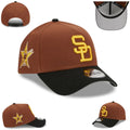 New York Yankees, Brown Hat, 2009 World Series Patch, Adjustable Hat, MLB Hat